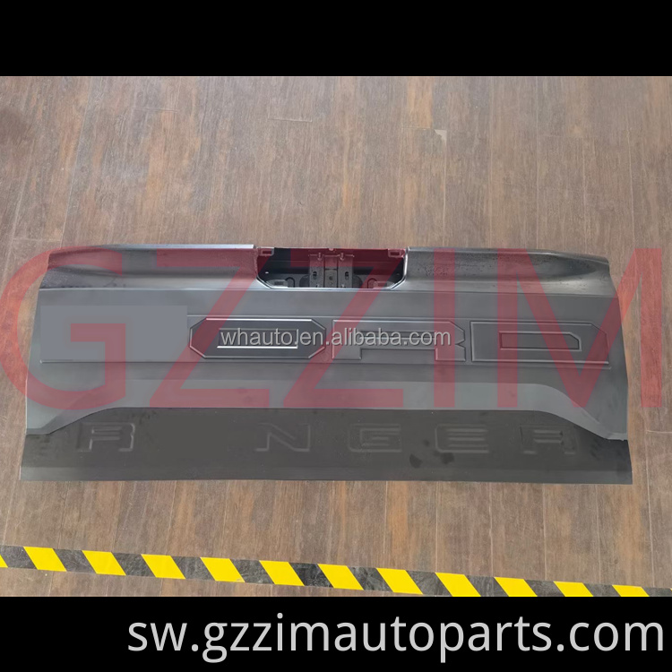 rear door decorative board body kit tail door plate metal back gate board for ranger 2022+